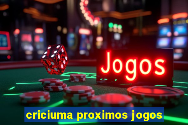 criciuma proximos jogos